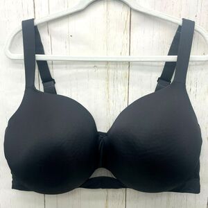Cacique Women Bra Size 44G Black Lightly Lined Balconette Underwired Back Close